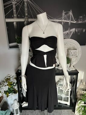 SHEINBae Black Tube Top NWT Strapless Basic Stretchy Size S